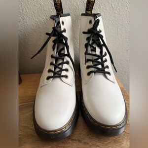 Dr. Martens White Boots